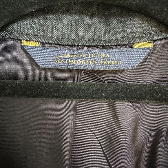 Brooks Brothers Regent 1818 Blazer Mens 42L Blue Wool Vitale Barberis Canonico - Picture 3 of 12